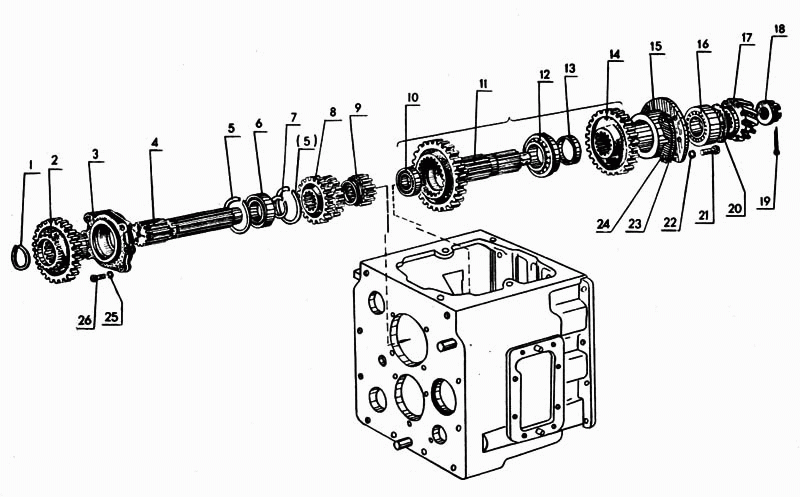 Прокладка МТЗ регулировочная вала вторичного коробки передач (В=0.2мм) 50-1701258 - фото - 1