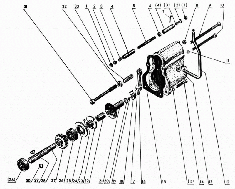 Подшипник КР МАЗ-5434,МТЗ; ДТ-75 пускового двигателя 202 (6202) - фото - 1