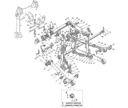 Кольцо МТЗ оборудования навесного и прицепного А61.05.004 - фото - 1