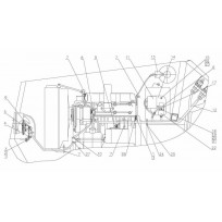 Электрооборудование двигателя МТЗ-310, 320, 321 - фото - 1
