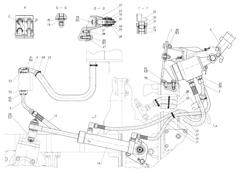 Управление рулевое гидрообъемное (для тракторов «БЕЛАРУС-321») МТЗ-310, 320, 321 - фото - 1