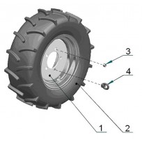 Колеса передние ведущие (для тракторов «БЕЛАРУС-320/320.3/320.4/321») МТЗ-310, 320, 321 - фото - 1