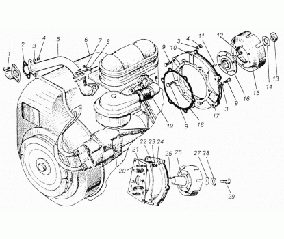 Двигатель СК12-1000001-10 - фото - 1